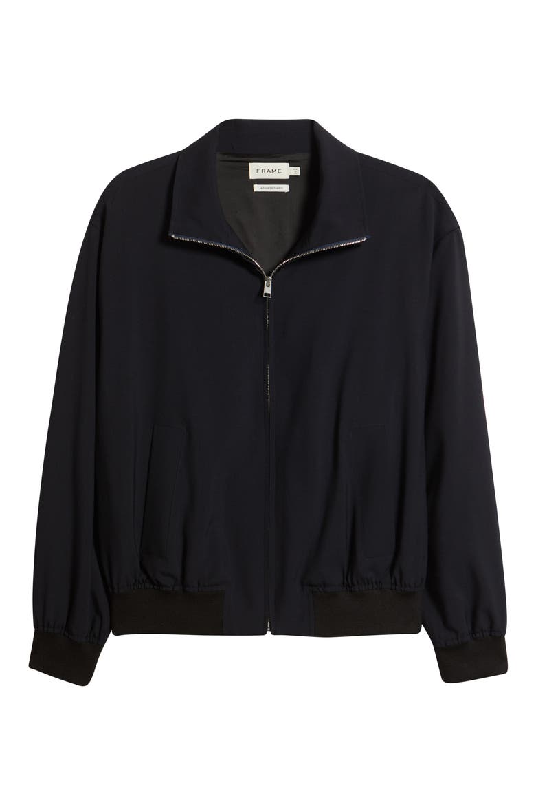 Wool Zip Jacket, Alternate, color, DARK NAVY