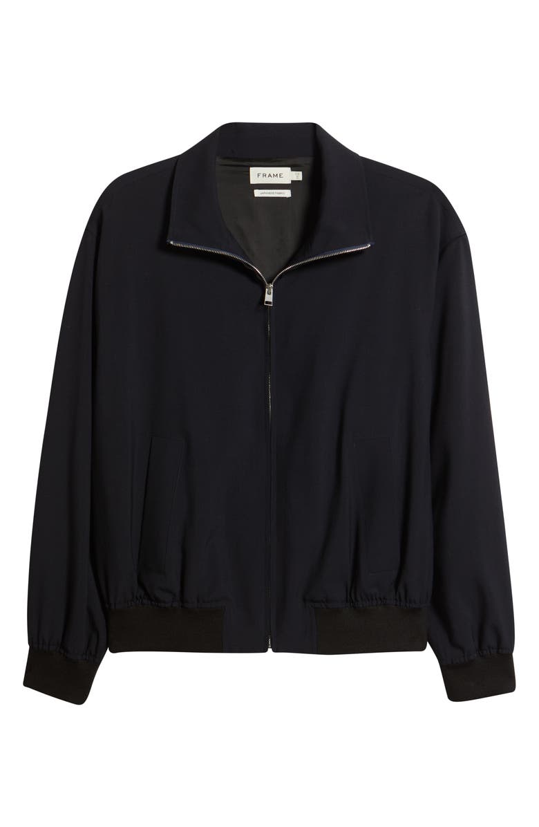 FRAME Wool Zip Jacket, Alternate, color, Dark Navy