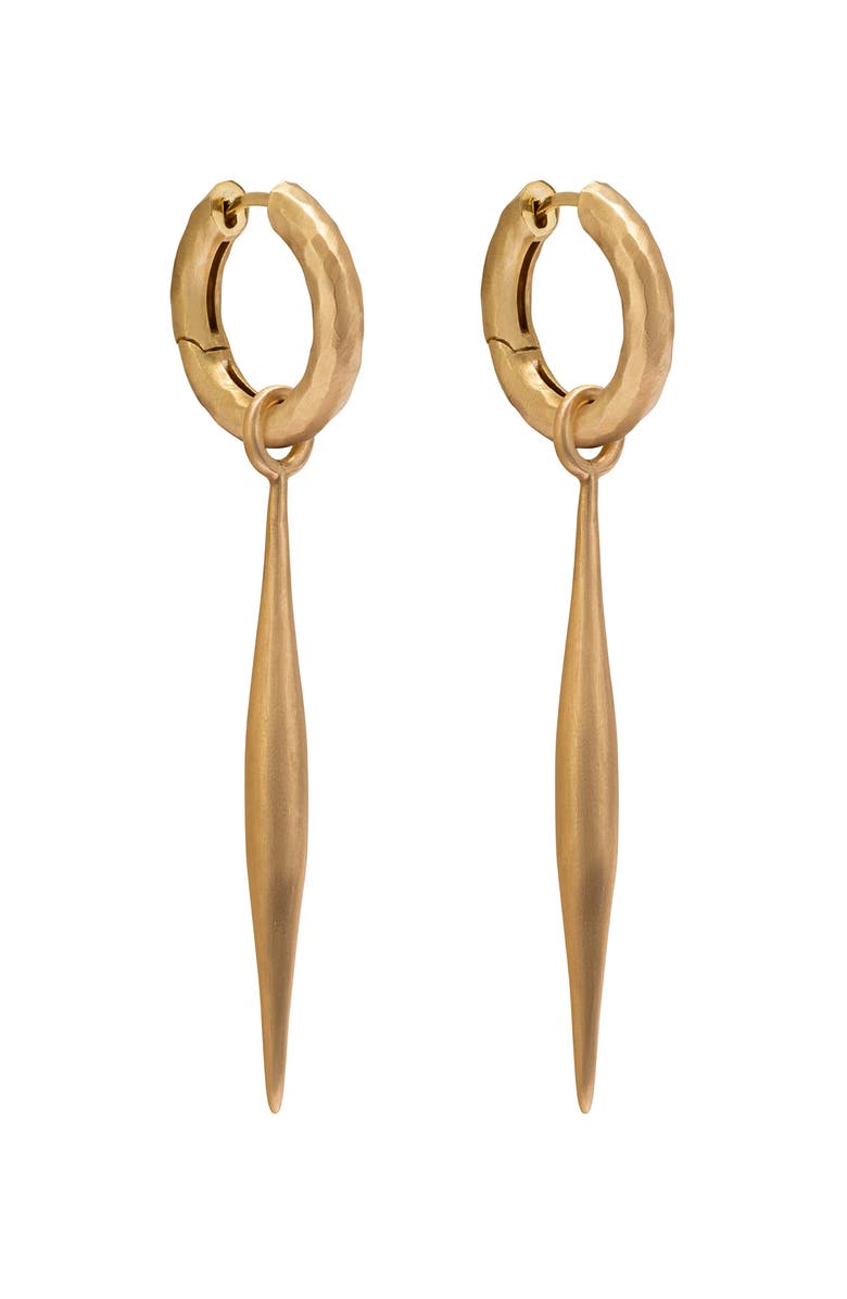 Eloise Jewelry Wander Hoops Medium with Spindle Charms Large, Main, color, Spindle Charm