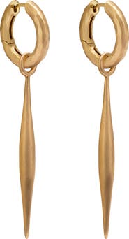 Eloise Jewelry Wander Hoops Medium with Spindle Charms Large