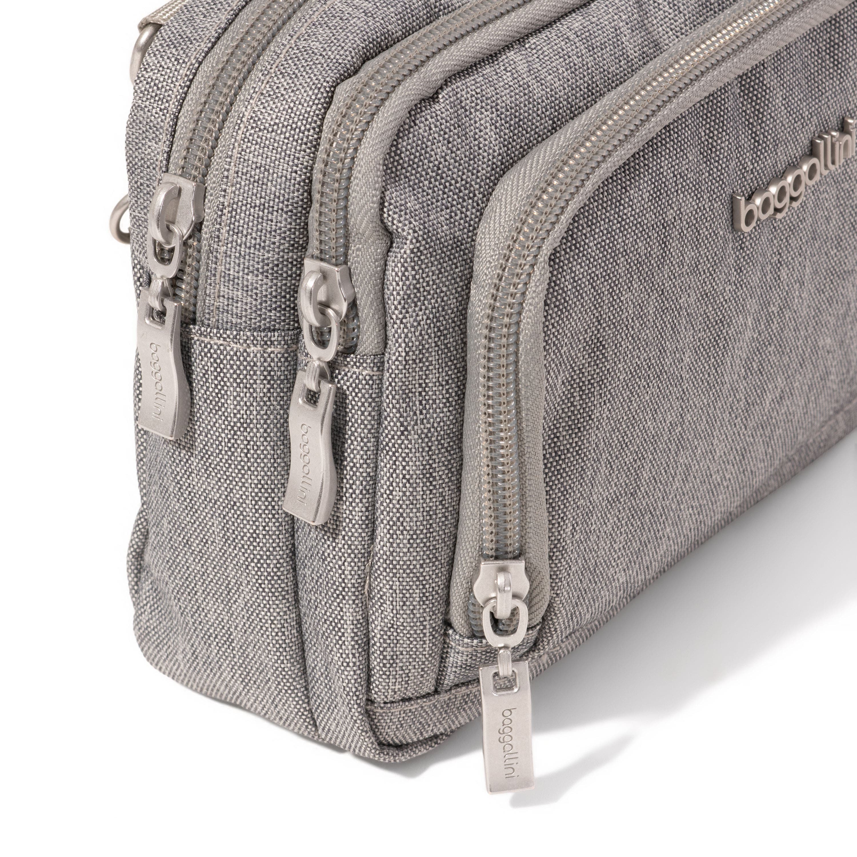 Trifecta RFID Wallet Crossbody Bag, Alternate, color, STONE HERITAGE