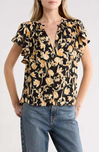 Lilo Flutter Sleeve Top