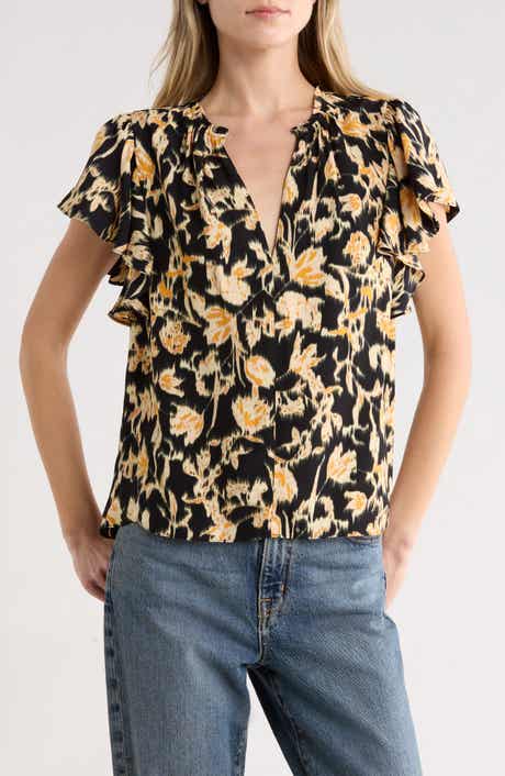 Lilo Flutter Sleeve Top