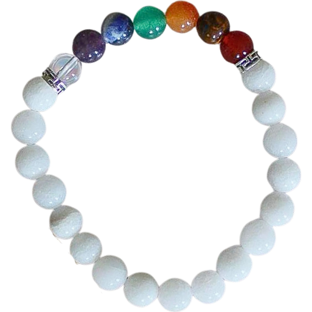 Humanist Beauty 7 Chakra Crystal Healing Bracelet In 7 Chakra
