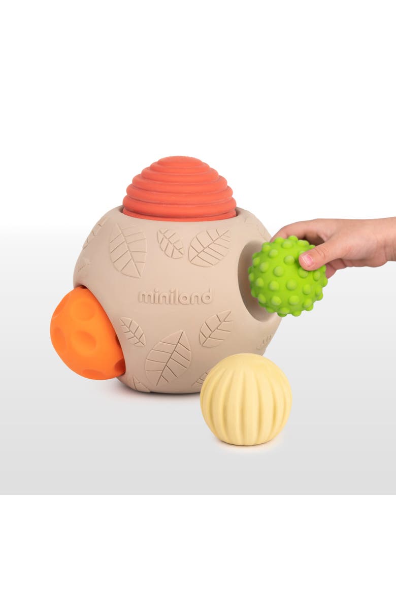 Eco Big Sensory Ball, Alternate, color, Beige Multi