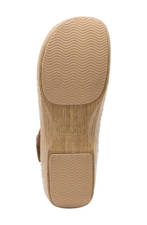 Alegria By Pg Lite Onika Mary Jane Platform Clog In Brown