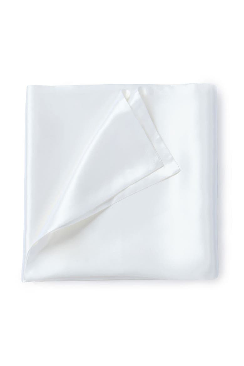 100% Pure Mulberry Silk Pillow Case, Alternate, color, WHITE