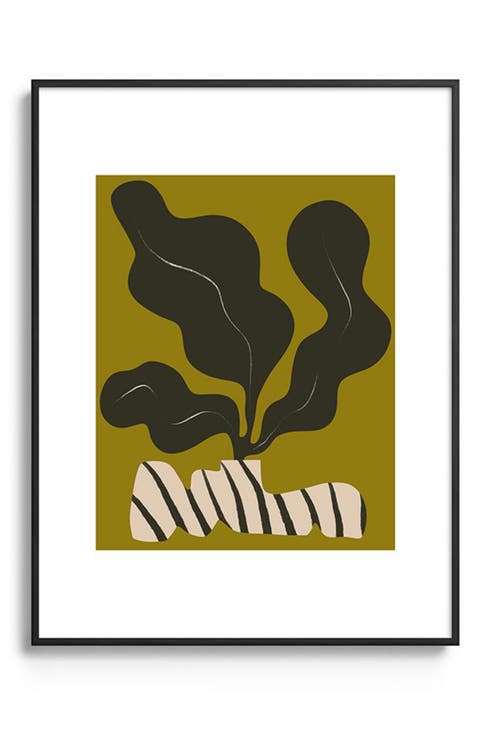 Monochrome Wave Framed Art Print