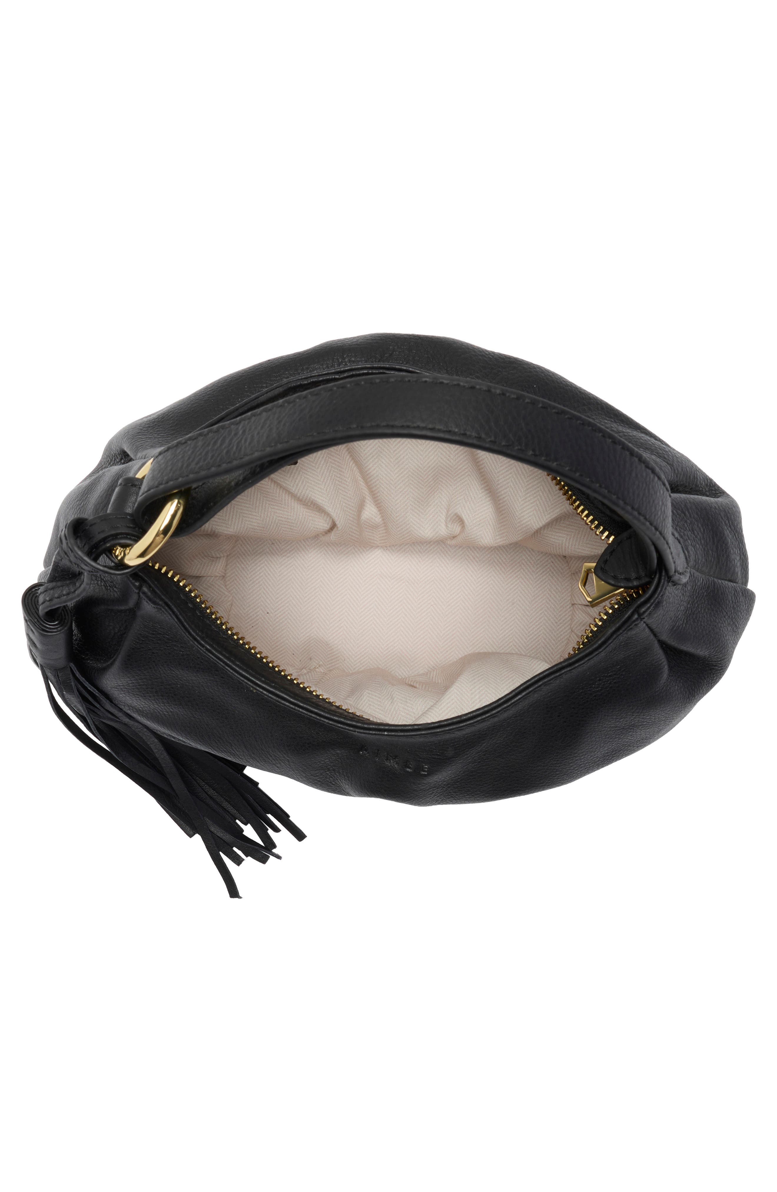 Uptown Bean Shoulder Bag, Alternate, color, BLACK