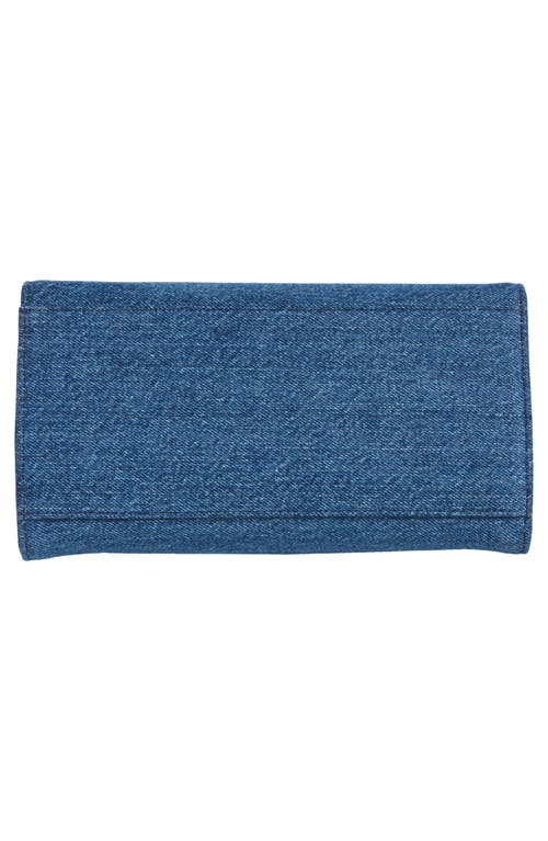 Ferragamo Mini Hug Denim Top Handle Bag