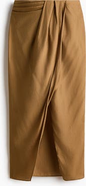 H&M Twist-detail Wrap Skirt
