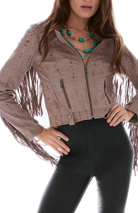 One Love Fringe Moto Jacket