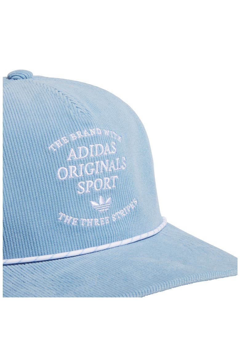 Gender Inclusive Unfair Way Corduroy Baseball Cap, Alternate, color, ASH BLUE/ WHITE