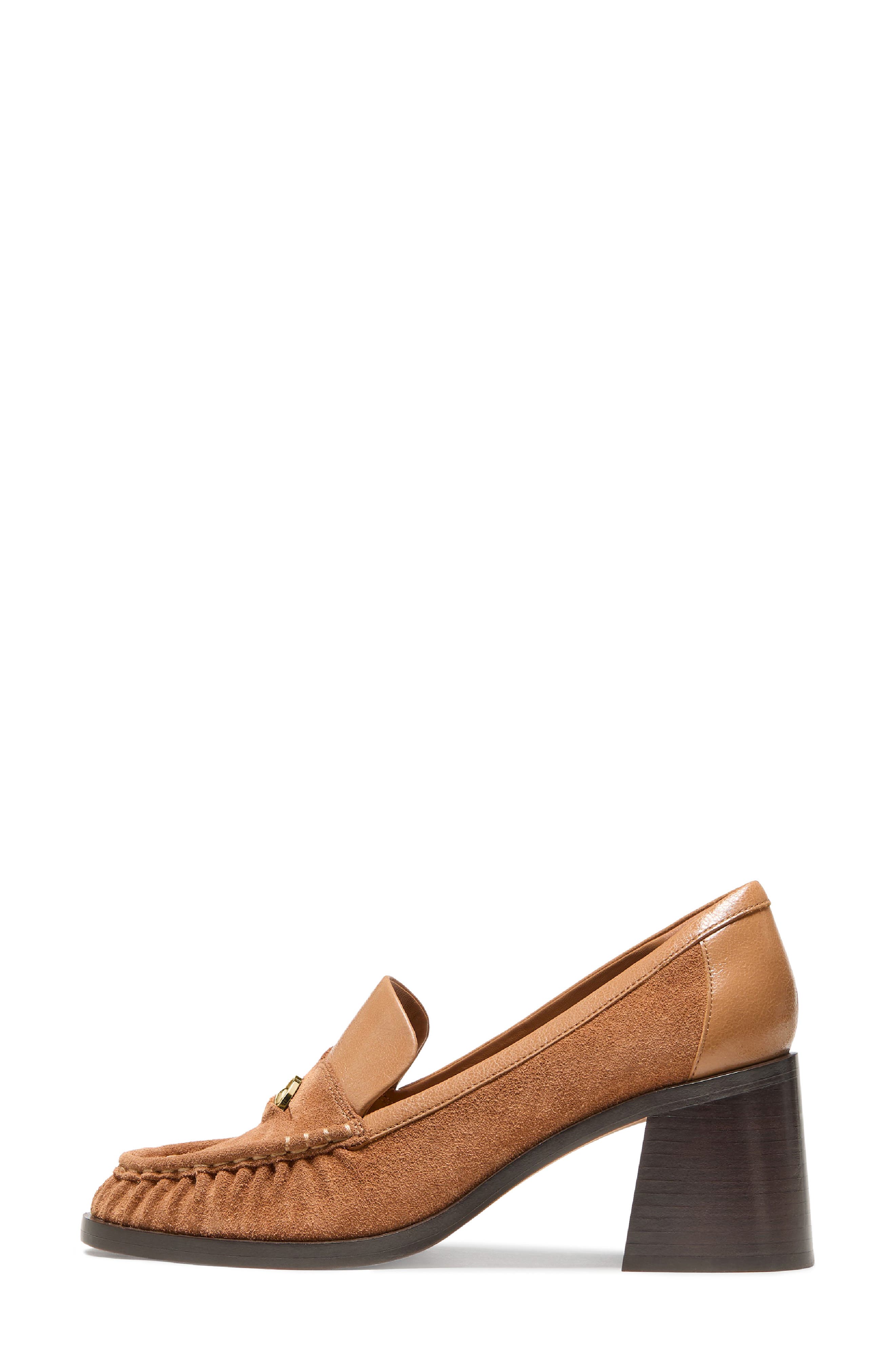 penny loafer pump, Alternate, color, BUNGALOW