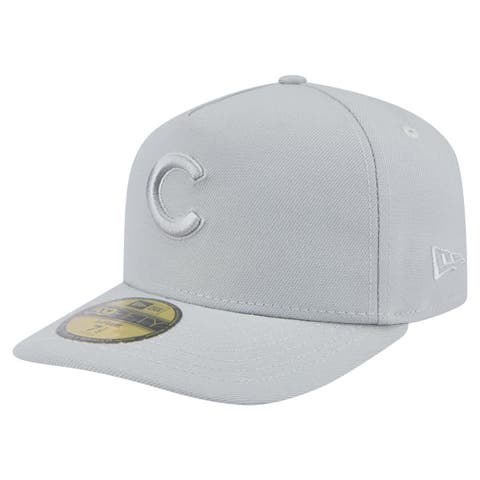 Men's New Era  Gray Chicago Cubs Colorpack 59FIFTY Fitted Hat