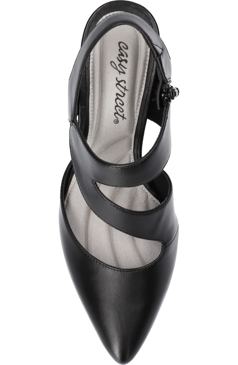 EASY STREET Venue Strappy Pump - Wide Width Available, Alternate, color, Black/ Gore