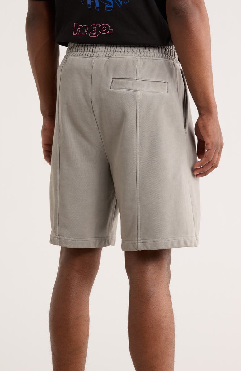 HUGO Nuralpo Cotton Shorts, Alternate, color, Black