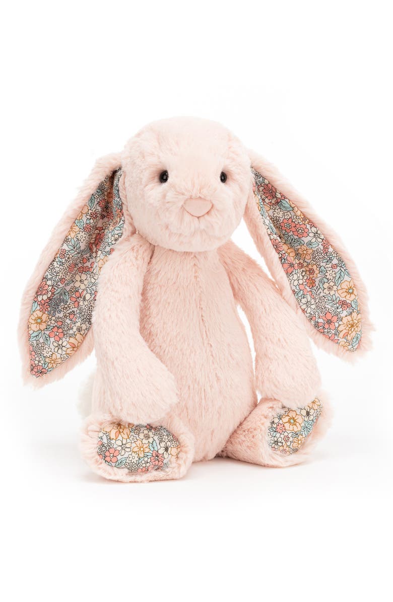 Jellycat Medium Blossom Blush Bunny Stuffed Animal, Main, color,