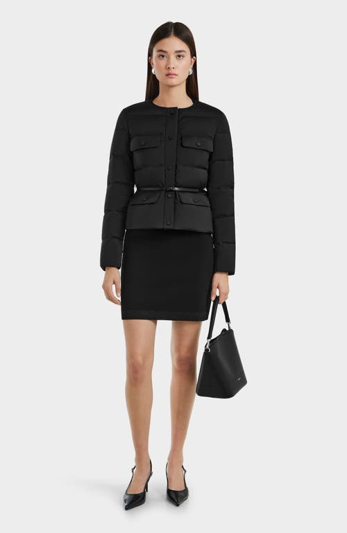 Rudsak Quilted Light Down Jacket In Black