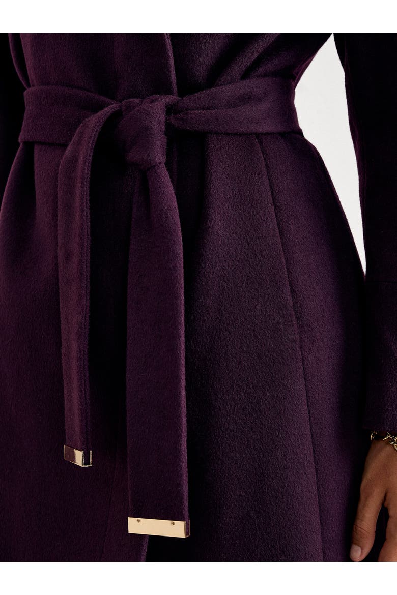 Petite Nicci Coat, Alternate, color, Purple