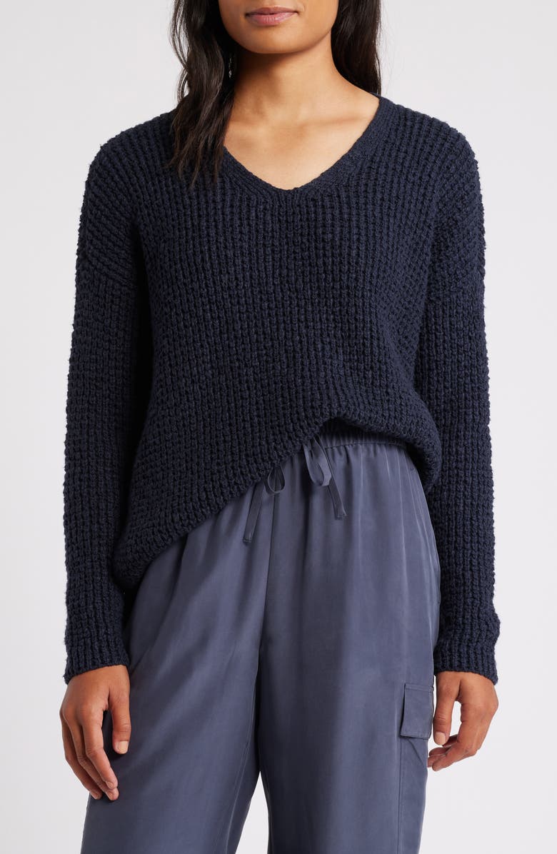 Eileen Fisher Organic Cotton Sweater, Main, color,