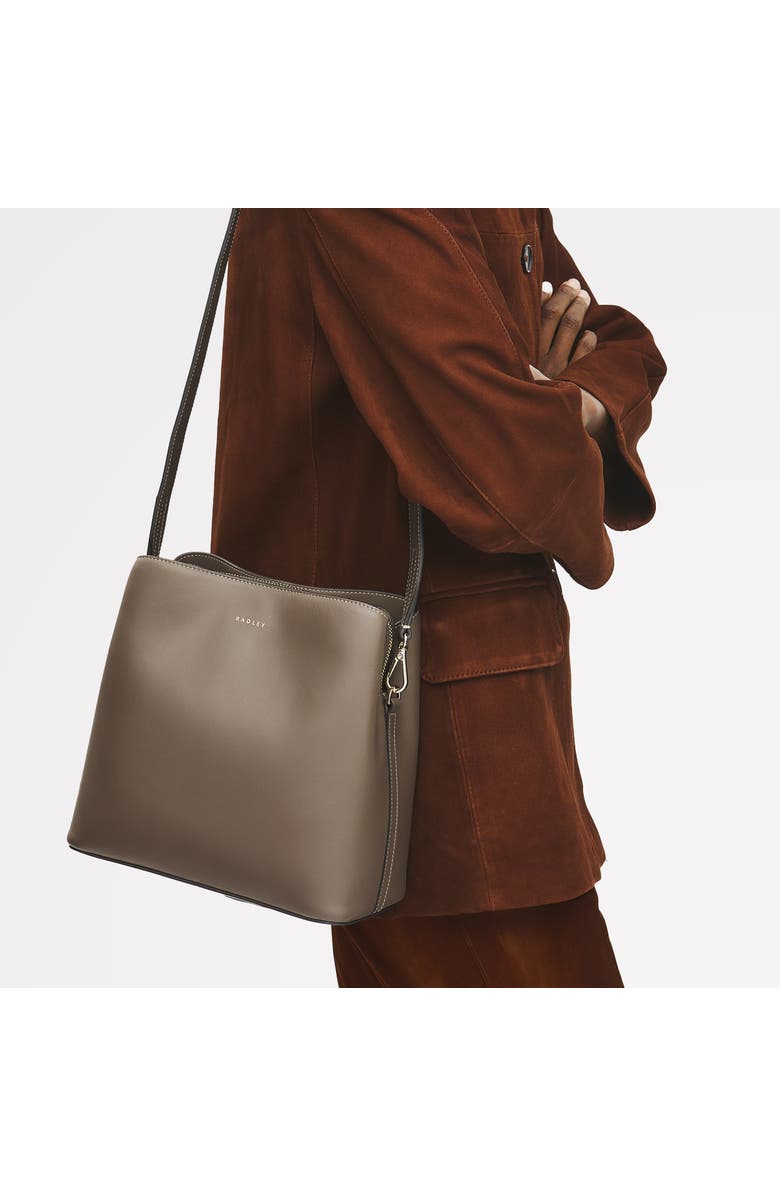 Radley Dukes Place Medium Compartment Crossbody Bag, Alternate, color, Coffee