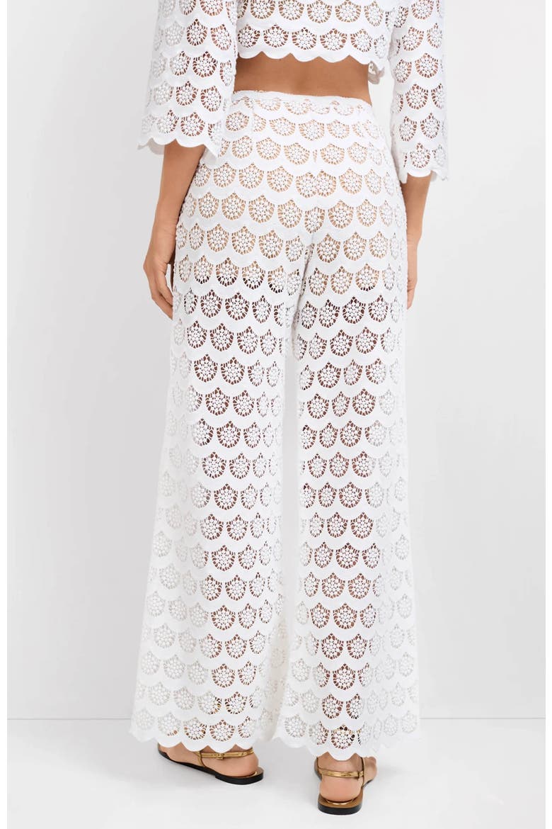 Dzo Dzo Crochet Lace Pant, Alternate, color, White