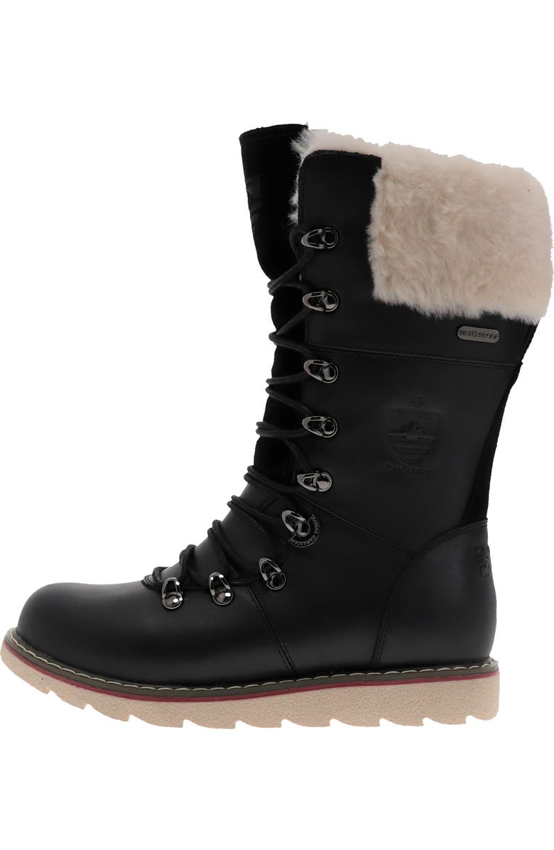 Royal Canadian Castlegar Genuine Shearling Trim Waterproof Boot, Alternate, color,