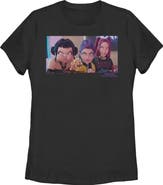KPop Demon Hunters Womens KPop Demon Hunters Angry Trio Scene T Shirt