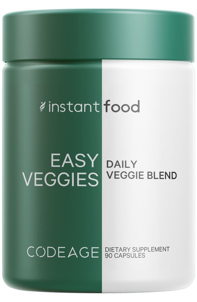 Codeage Instantfood Easy Veggies Vitamins Supplement, Main, color, White