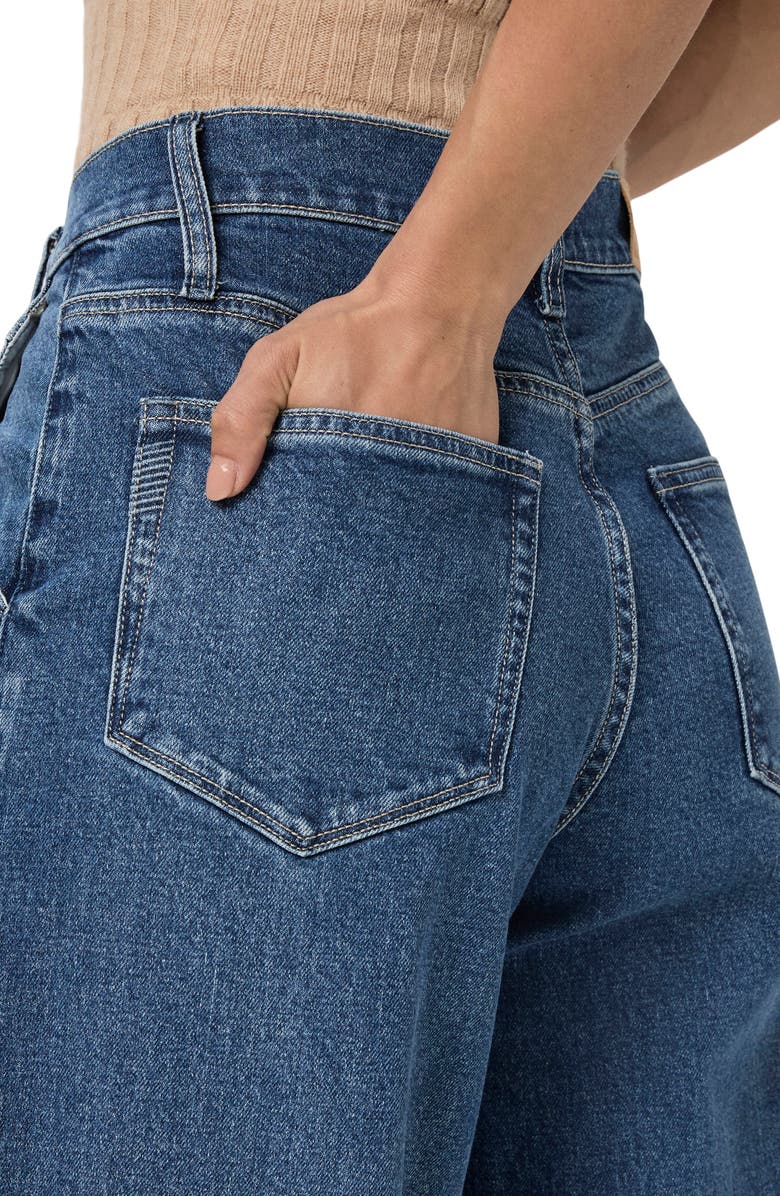 PAIGE Cameron V-Yoke High Waist Super Wide Leg Jeans, Alternate, color, Katerina