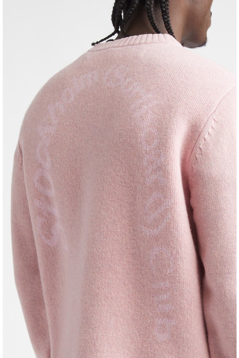 Merino Wool Sweater, Alternate, color, PINK