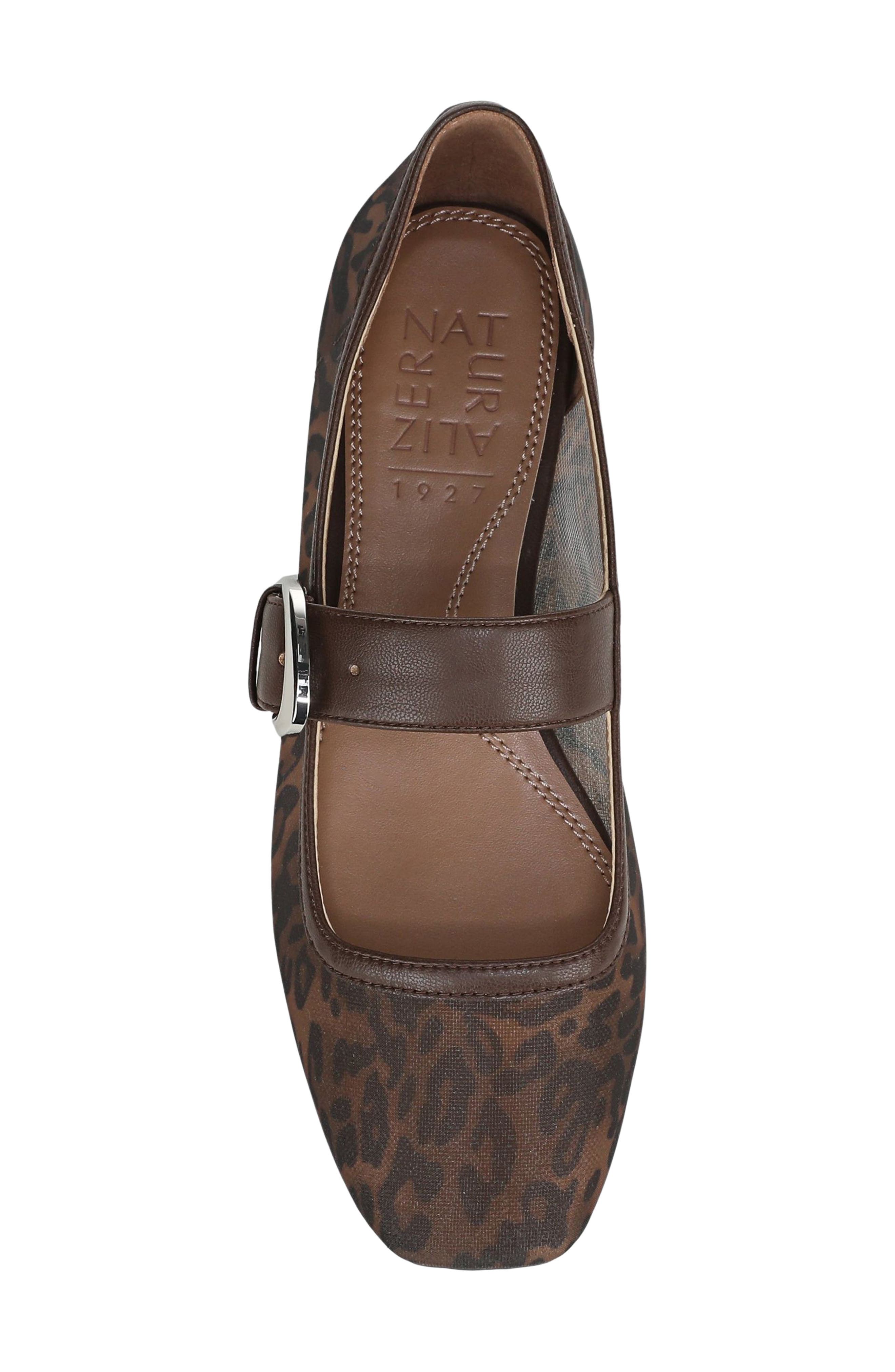 Naturalizer Cosmic Mary Jane Flat, Alternate, color, Dark Brown/ Black