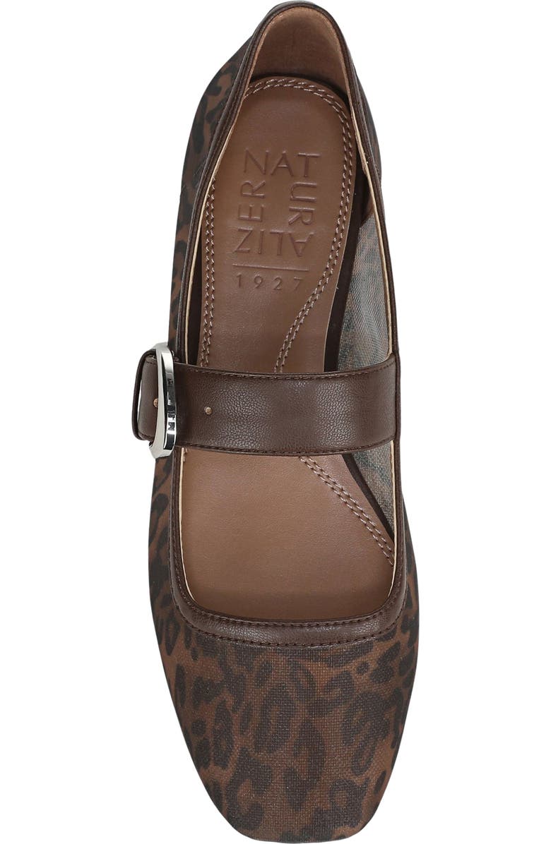 Naturalizer Cosmic Mary Jane Flat, Alternate, color, Dark Brown/ Black