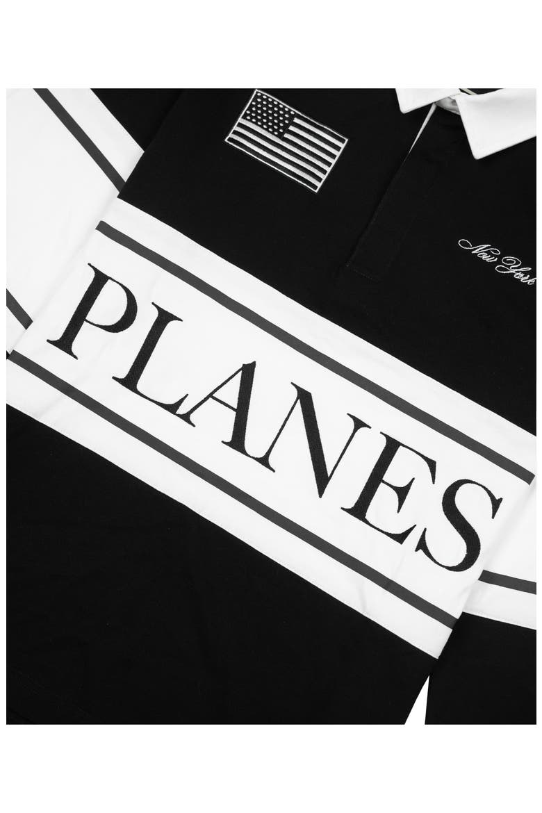 NY Rugby Shirt, Alternate, color, BLACK