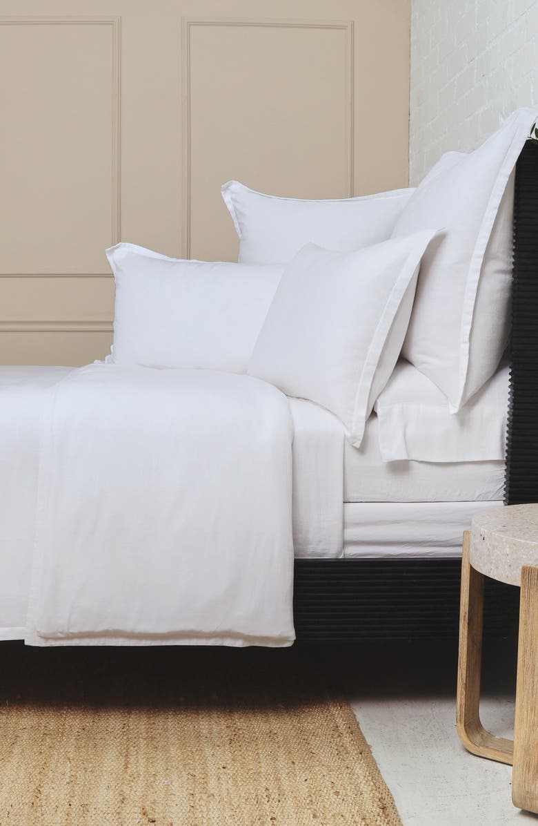 Pom Pom at Home Georgie Duvet Cover, Alternate, color, White