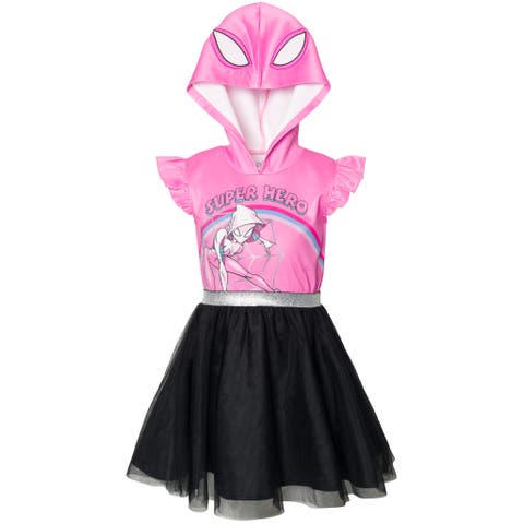 Spider-Verse Cosplay Hooded Dress
