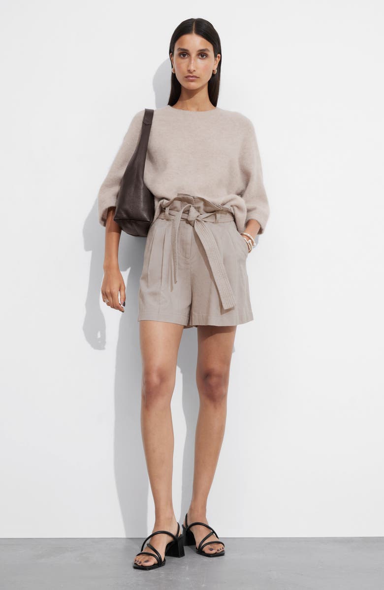 & Other Stories Crewneck Sweater, Alternate, color, Mole Dusty Light