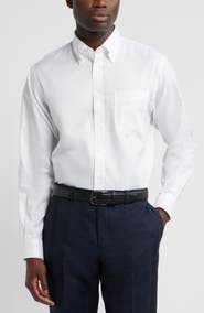 Nordstrom Traditional Fit Cotton Oxford Non-Iron Dress Shirt