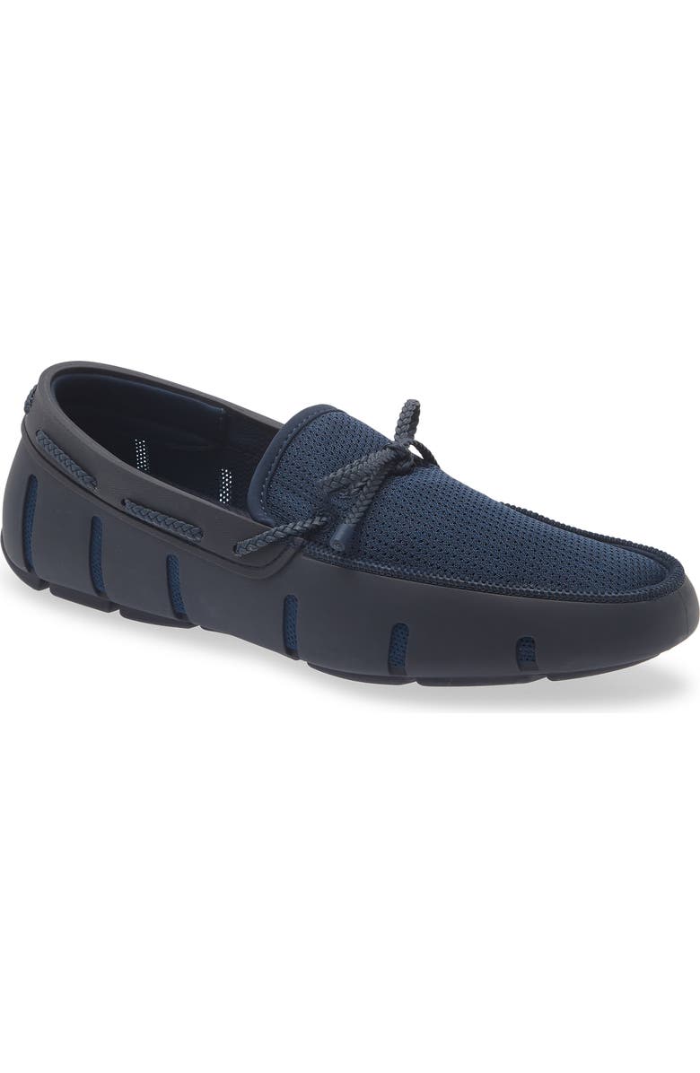 Swims Lace Loafer, Main, color, Navy/ Navy
