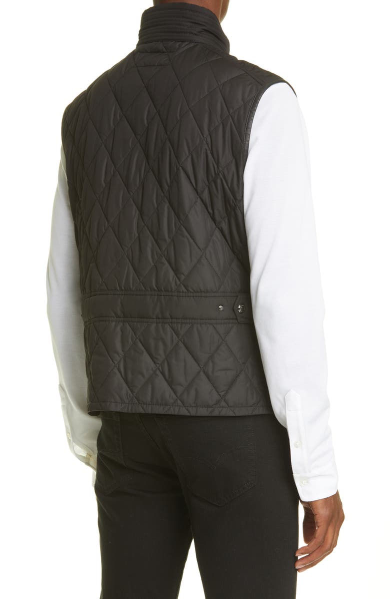 Ralph Lauren Purple Label Leyland Quilted Vest, Alternate, color, Polo Black