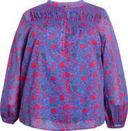 SUGARLIPS Tanya Floral Smocked Top