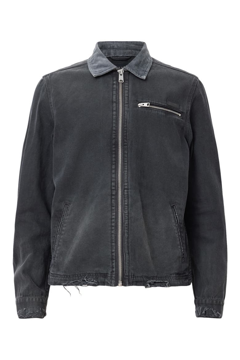 Rothwell Distressed Denim Jacket, Alternate, color, TUMBLED GREY