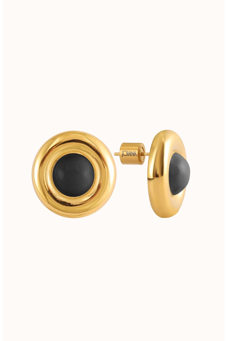Ellis Earrings, Main, color, Black