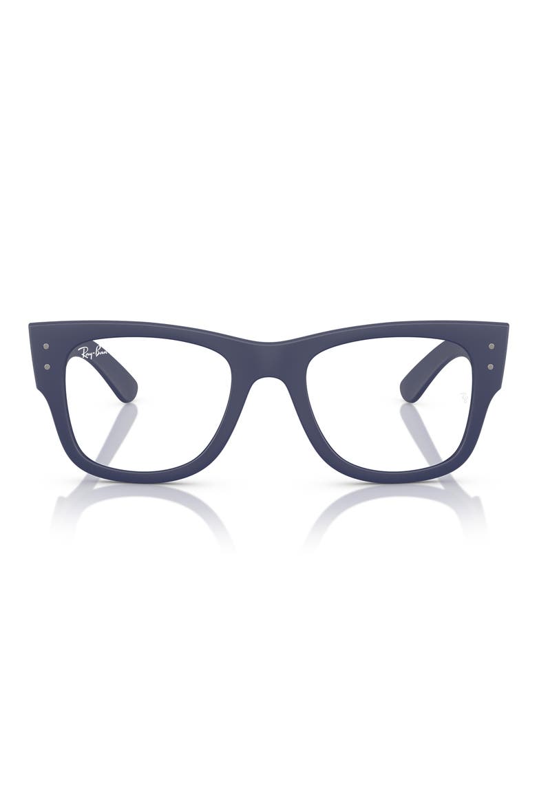 52mm Square Optical Glasses, Main, color, BLUE
