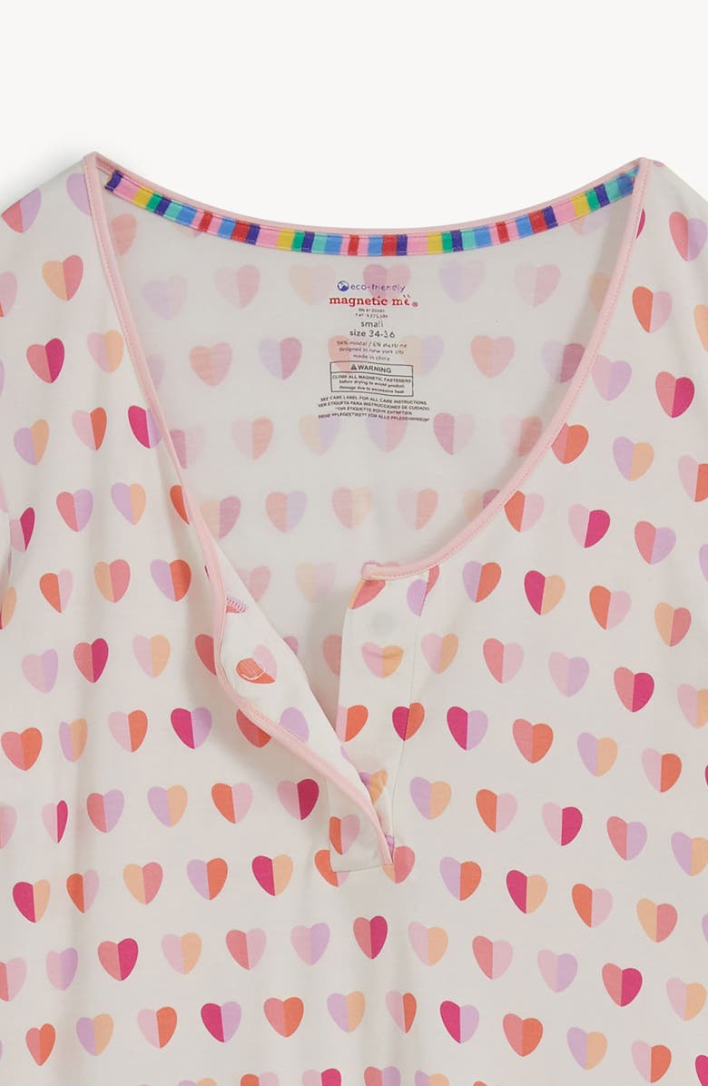 Magnetic Me Pink XOXO Pajamas, Alternate, color, Pink Xoxo