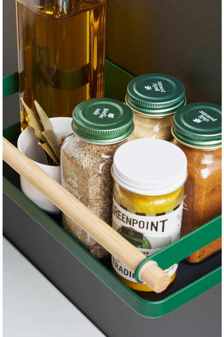 Magnetic Storage Caddy, Alternate, color, FOREST GREEN