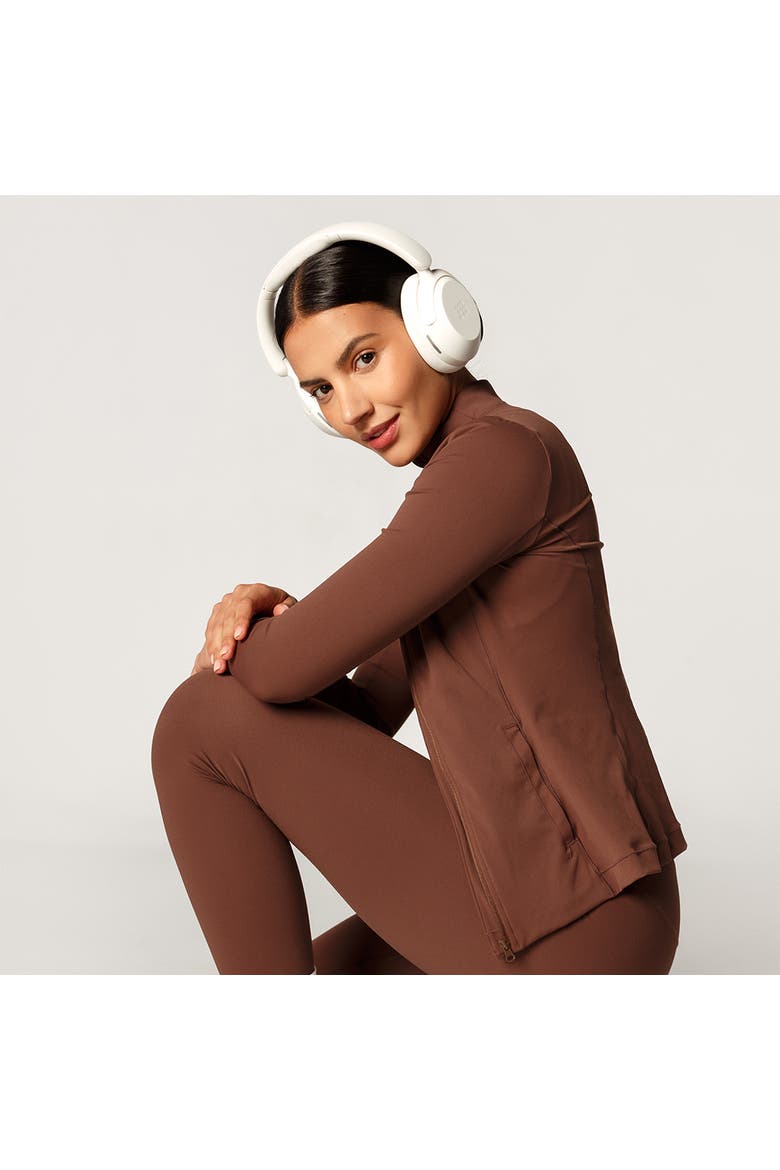 Power Headphones with Hybrid Anc, 60H Battery, Foldable Design & Immersive Sound for Travel, Work, and Everyday Use, Alternate, color, White