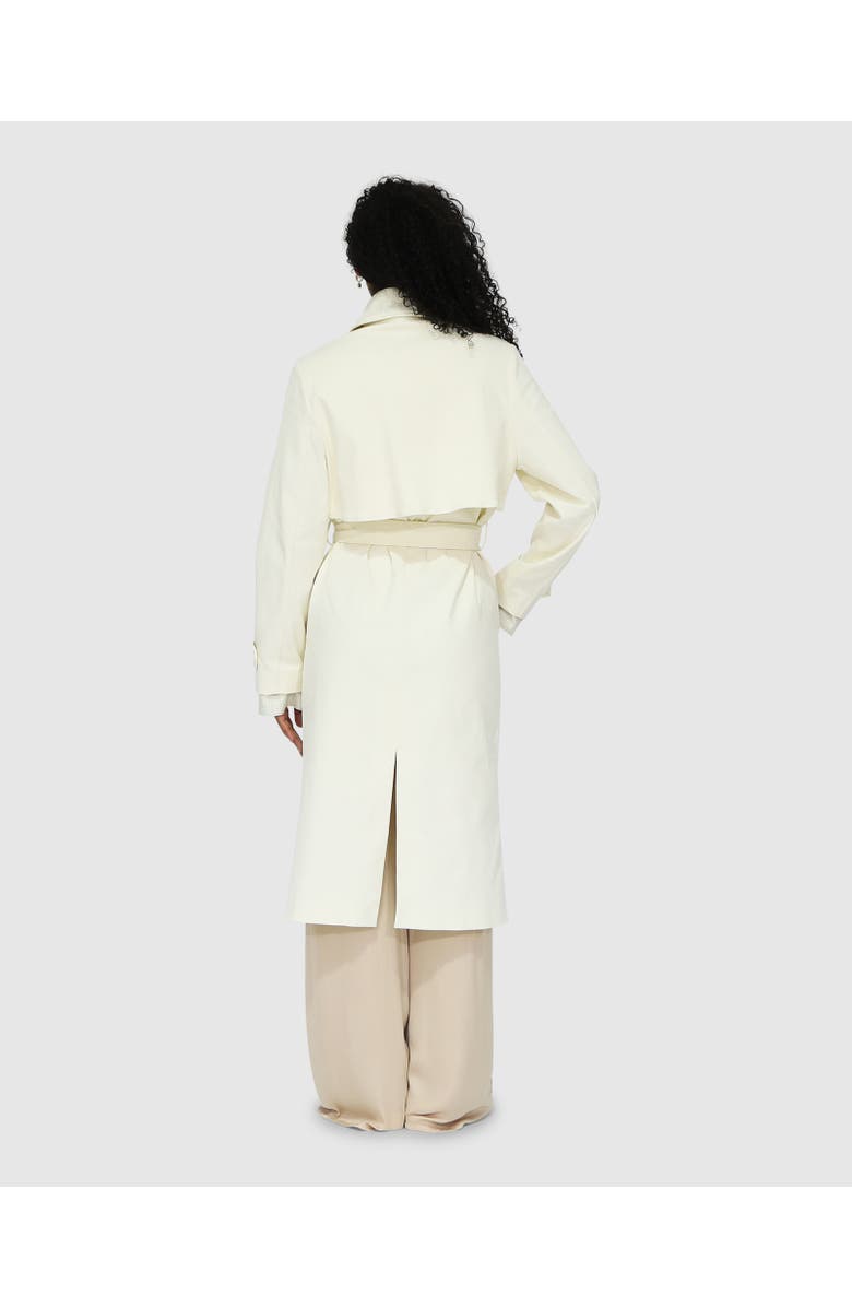 Belle & Bloom Empirical Trench Coat, Alternate, color, White