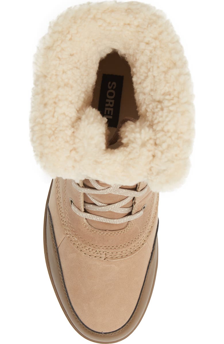 SOREL Tivoli IV Parc Genuine Shearling Trim Waterproof Boot, Alternate, color,
